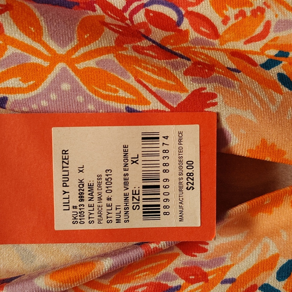 Lilly Pulitzer NWT XL Sunshine Vibes Engineer   Maxie Dress - Picture 2 of 6